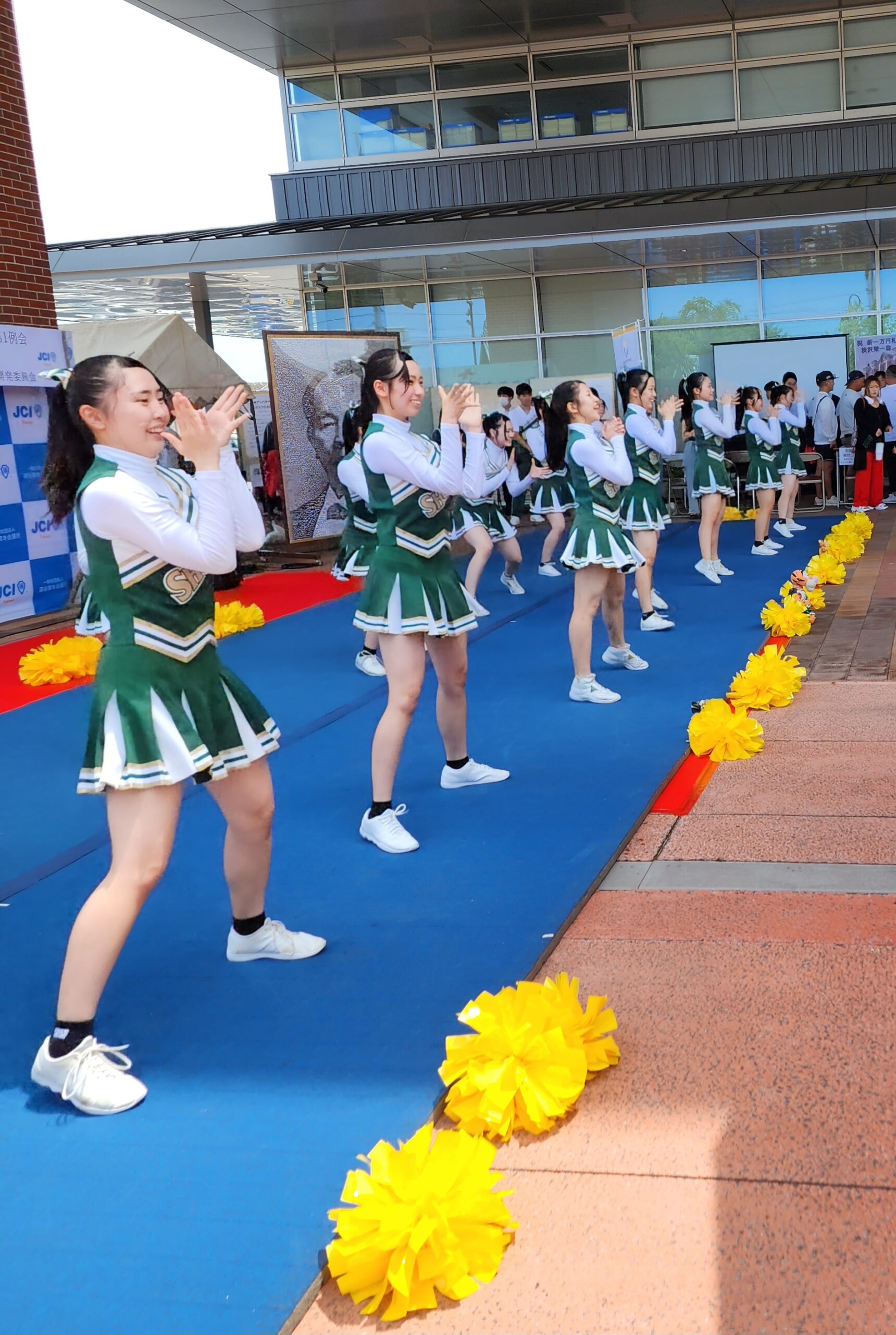 チアリーディング部 GREEN TIGERS 「深谷の魅力フェスタ」 | 正智深谷